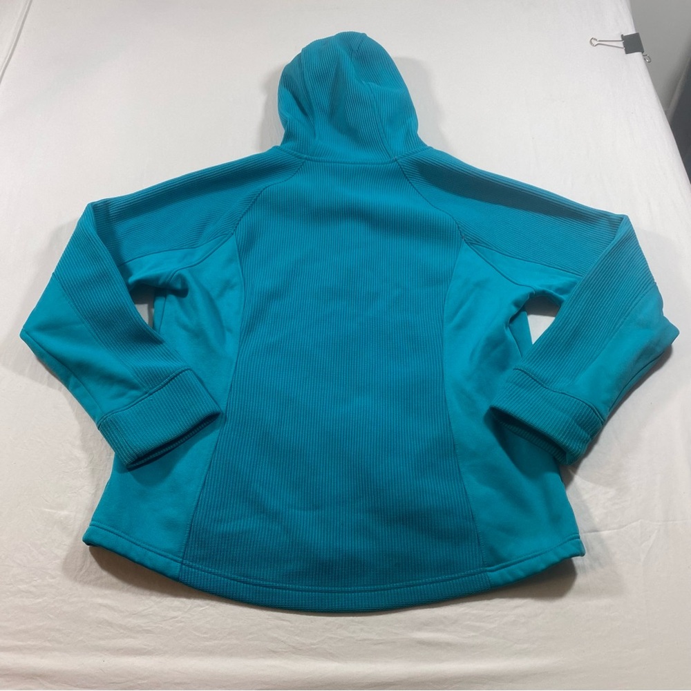 Swiss Tech Fleece Jacket Women’s X Large Zip front closure pockets Hooded Winter - Picture 7 of 10